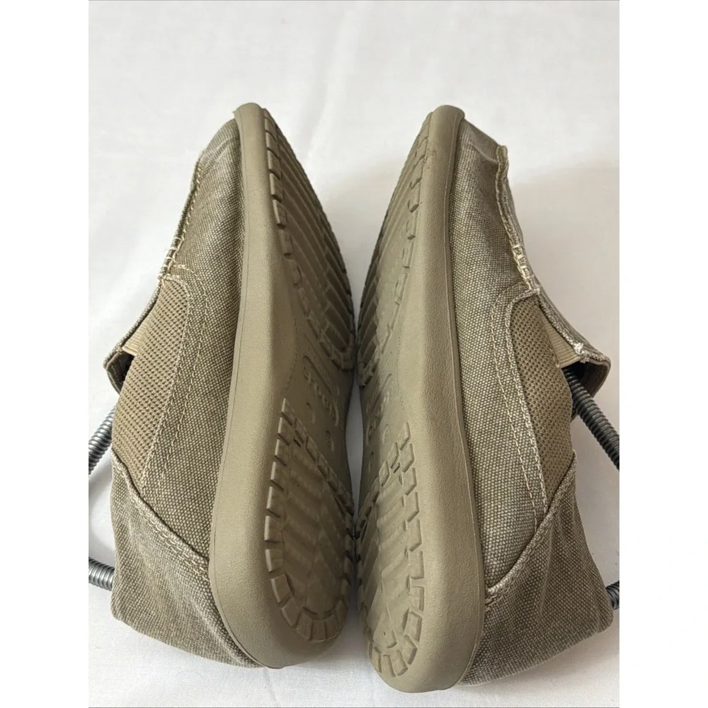 Crocs 202056 Men's Santa Cruz Slip-On Canvas‎ Boat Shoes Men's 8 Gym Comfy Shoe
